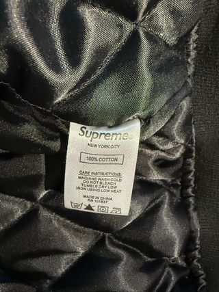 Supreme x Champion varsity jacket.