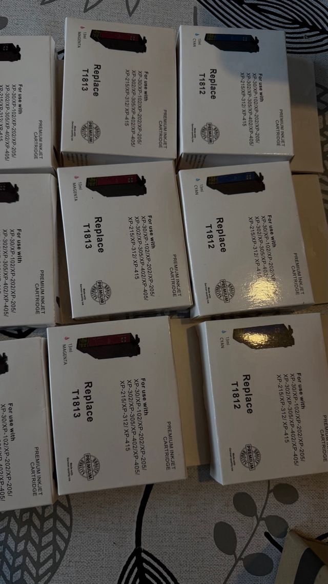 Cartuchos Tinta Epson Magenta T1813