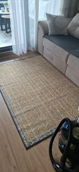 Alfombra 1.20 x 1.60 Gris y Amarillo