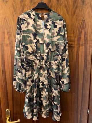 Vestito Vicolo fantasia mimetica taglia unica