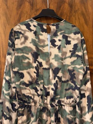 Vestito Vicolo fantasia mimetica taglia unica