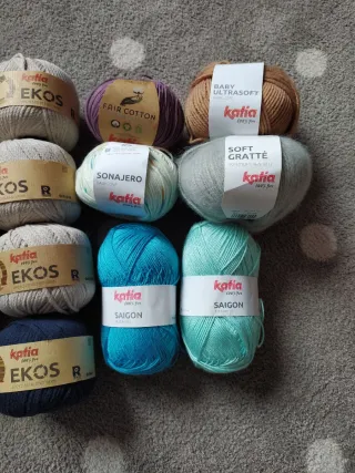 Lote ovillos Katia nuevos