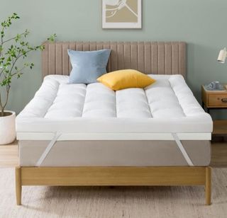 Cubrecolchón Zinus 90x190cm - Espuma Confort