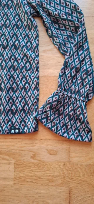 Camiseta Lola manga larga estampado rombos