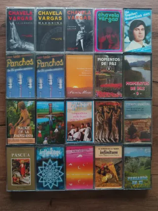 LOTE DE 84 CASSETTES VARIADOS_30€