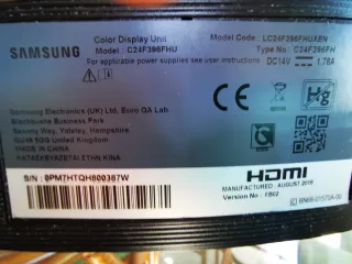 Monitor Samsung Curvo 24 80Hz