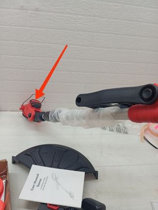 Desbrozadora eléctrica cortacésped con dos Bateria