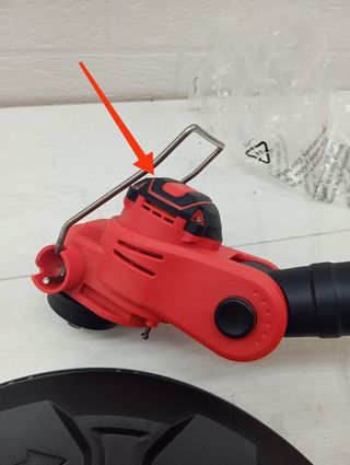 Desbrozadora eléctrica cortacésped con dos Bateria