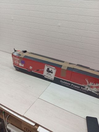 Desbrozadora eléctrica cortacésped con dos Bateria