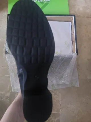 Botas altas negras tacón ancho