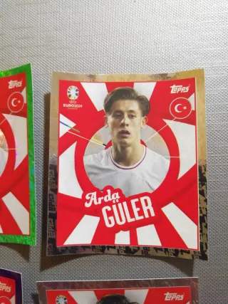 Lote 4 Cromos Arda Guler Eurocopa 2024