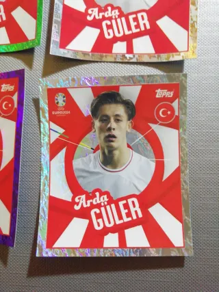 Lote 4 Cromos Arda Guler Eurocopa 2024