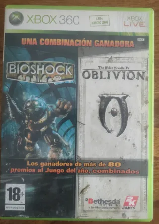 Xbox 360: Bioshock + Oblivion Pal esp