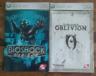 Xbox 360: Bioshock + Oblivion Pal esp