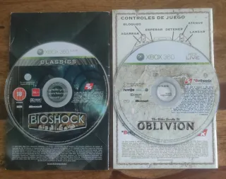 Xbox 360: Bioshock + Oblivion Pal esp