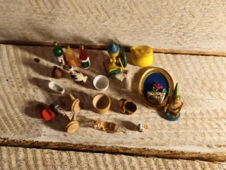 Lote miniaturas antiguas casa muñecas