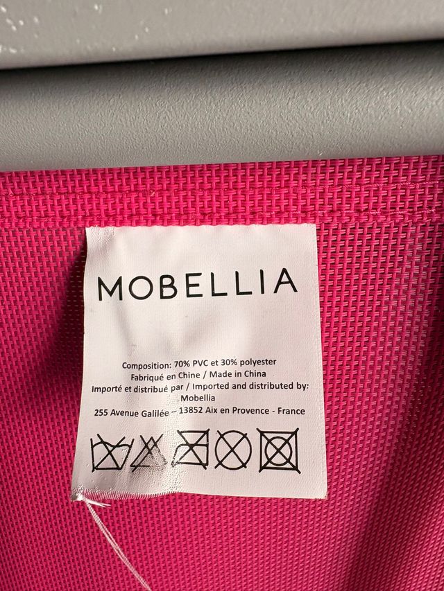 2 Tumbonas fucsia Mobellia