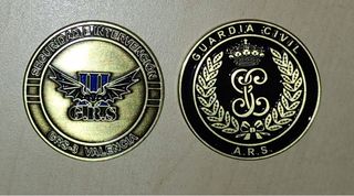 Moneda Guardia Civil GRS-3 Valencia