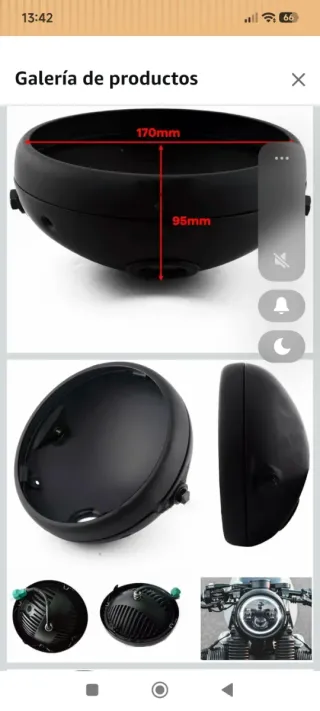 Carcasa Faro 7 Pulgadas