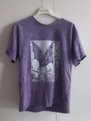 T-shirt pipistrello viola taglia M no brand