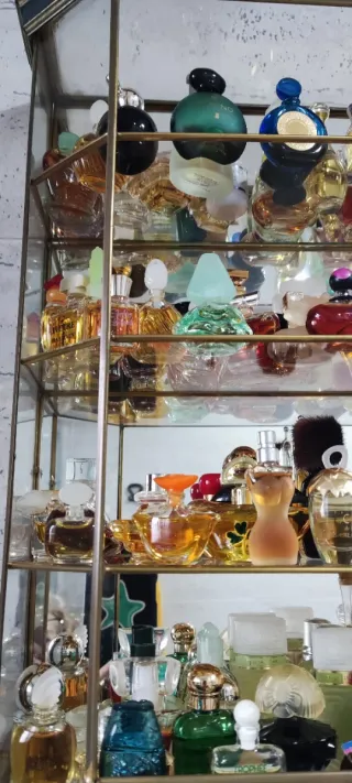 Collezione 130 Miniature di Profumi + Mobile
