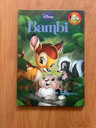 Libro Bambi de disney.