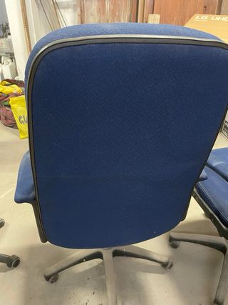 Mesa de oficina madera y 3 sillas