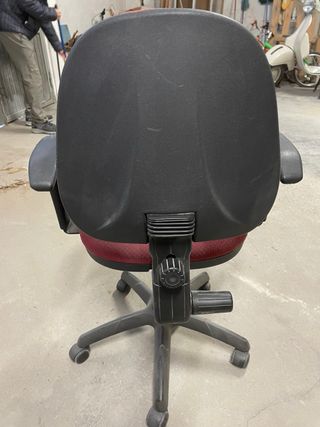 Mesa de oficina madera y 3 sillas