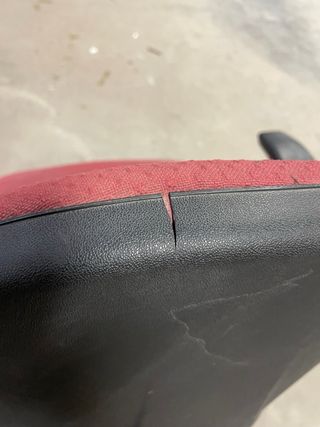Mesa de oficina madera y 3 sillas