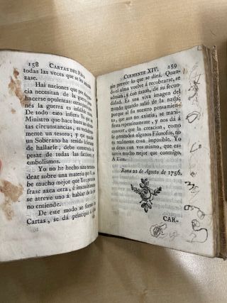 Cartas Importantes Tomo II Papa Clemente XIV