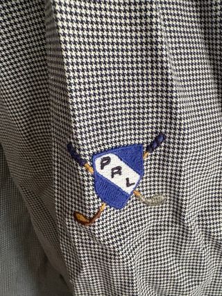 Polo Ralph Lauren Camiseta Cuadros Retro Azul/Gris