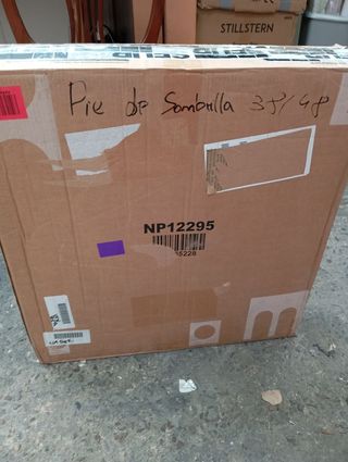 Base de plástico para sombrilla