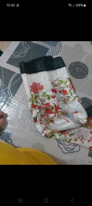 Foulard seta vintage floreale