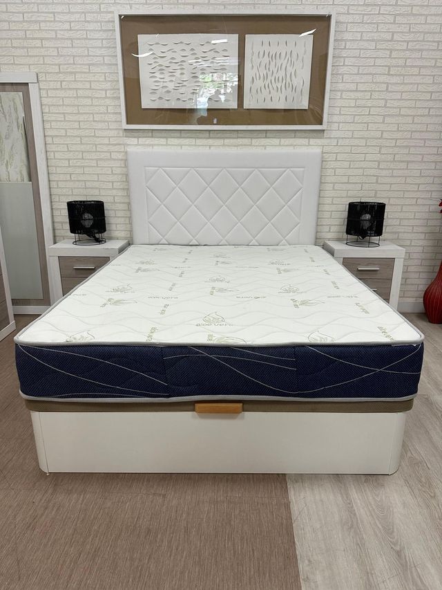 Canape Abatible Nuevo + Colchon 135x190 Oferta