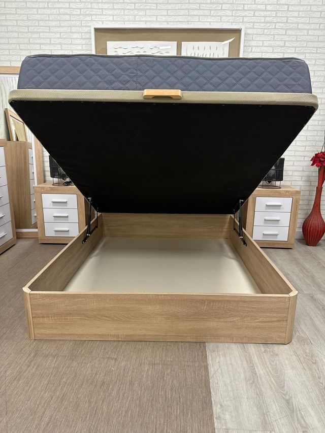 Canape Abatible Nuevo + Colchon 135x190 Oferta