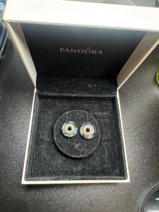 2x Pandora Murano Glass Charms