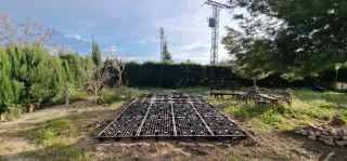 Suelo desmontable/ Palets Medida Estandart