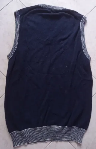 Gilet Sergio Tacchini Vintage Blu Taglia L