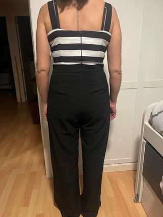 Mono rayas blanco y negro