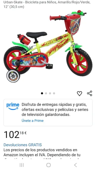 Bicicleta Infantil Urban-Skate 12