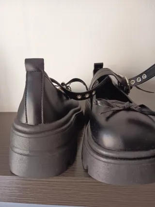 Zapatos negros plataforma talla 36