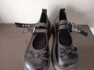 Zapatos negros plataforma talla 36