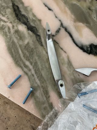 Tiradores plateados (pack 6)