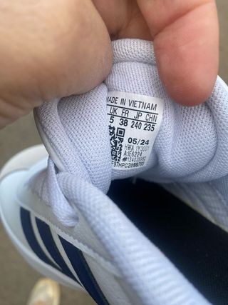 Zapatillas Adidas VL Court Blancas y Azules