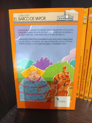 Colección de libros Barco de vapor