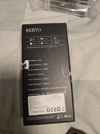 Teléfono Flip SERVO Flilo7 4 SIM Azul