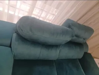 Sofá 2 Plazas Terciopelo Teal