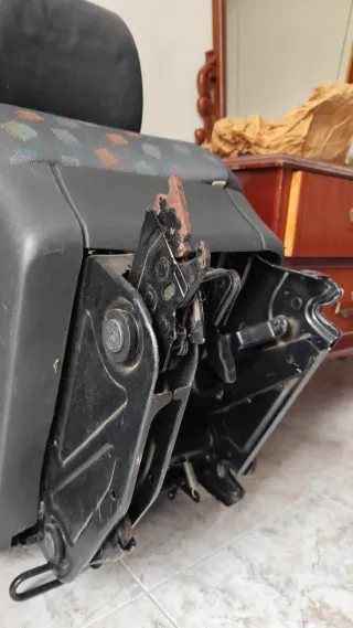 Asientos traseros furgoneta.