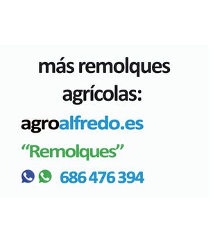 Remolque volquete 1 eje 4.000 Kilos.