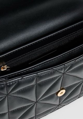 Bolso Michael Kors Negro Acolchado Cadena Dorada